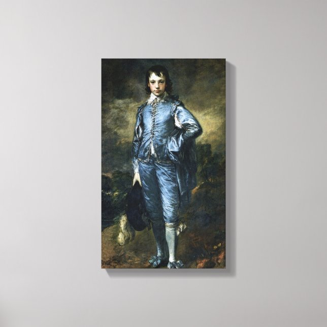 Thomas Gainsborough - Boy in Blue Canvas Print (Front)