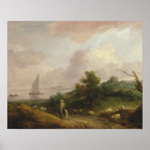 Thomas Gainsborough - Coastal Landscape Poster