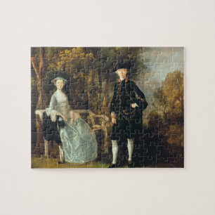 Thomas Gainsborough Lady Lloyd and her son, Rich Jigsaw Puzzle
