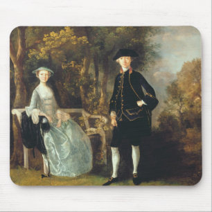 Thomas Gainsborough Lady Lloyd and her son, Rich Mouse Mat