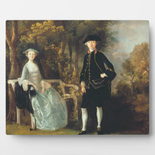 Thomas Gainsborough   Lady Lloyd and her son, Rich Plaque