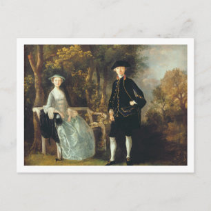 Thomas Gainsborough   Lady Lloyd and her son, Rich Postcard