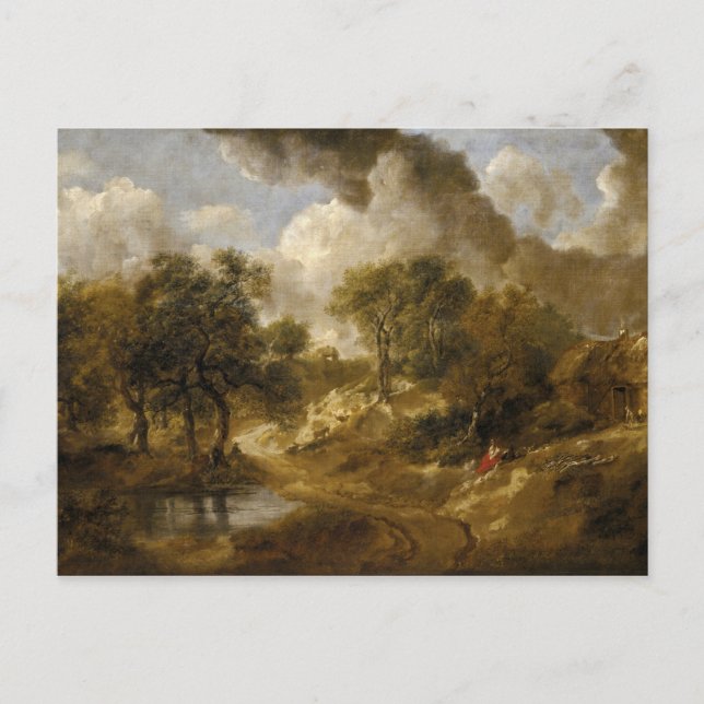 Thomas Gainsborough - Landscape in Suffolk Postcard (Front)
