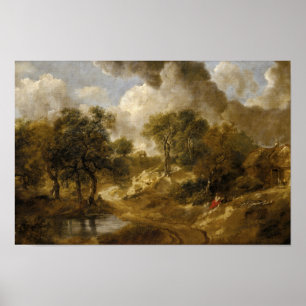 Thomas Gainsborough - Landscape in Suffolk Poster