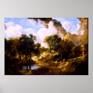 Thomas Gainsborough: Landscape in Suffolk Poster