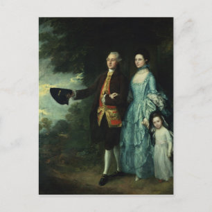 Thomas Gainsborough  Mr. and Mrs. George Byam and  Postcard