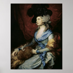 Thomas Gainsborough  Mrs Sarah Siddons, the actres Poster