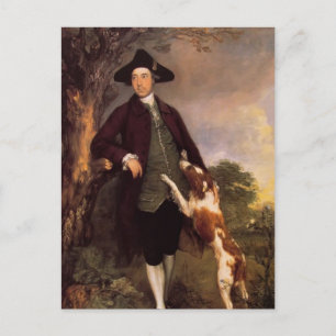 Thomas Gainsborough- Portrait of George Vernon Postcard