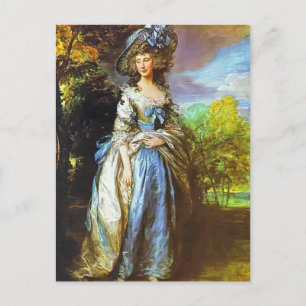 Thomas Gainsborough- Sophia Charlotte Postcard