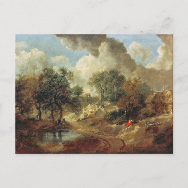 Thomas Gainsborough |Suffolk Landscape, 1748 Postcard (Front)