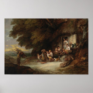 Thomas Gainsborough - The Cottage Door Poster