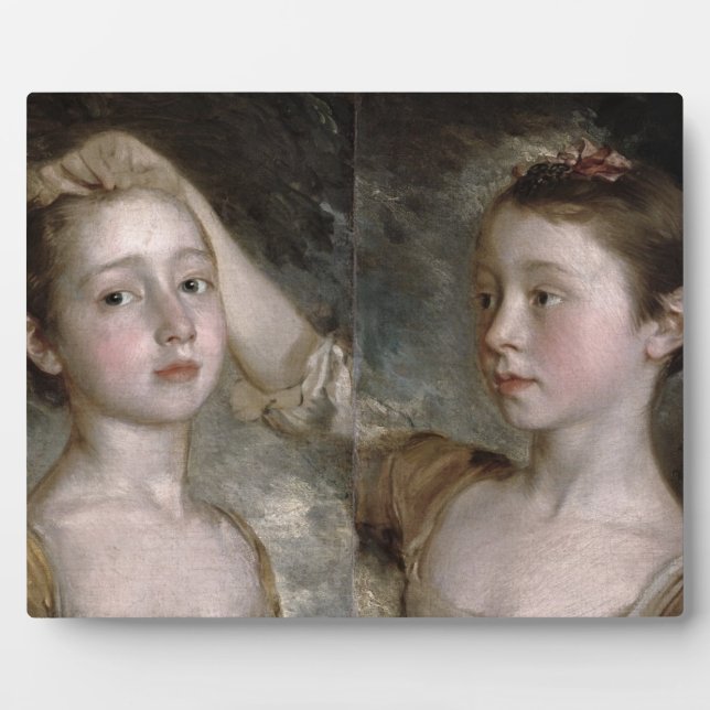 Thomas Gainsborough | The Painter's Daughters Mary Plaque (Front)