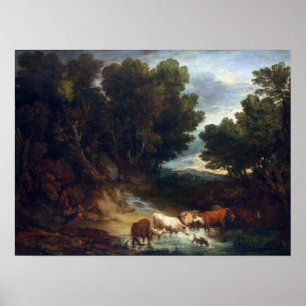 Thomas Gainsborough The Watering Place Poster