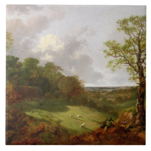 Thomas Gainsborough Wooded Landscape with a Cott Tile