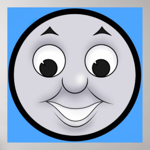 Thomas happy face cartoon ver poster