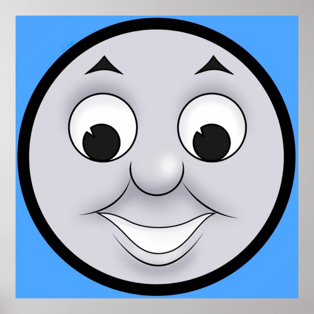 Thomas happy face cartoon ver poster (Front)
