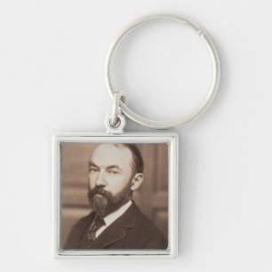 Thomas Hardy (1840-1928) (sepia photo) Key Ring