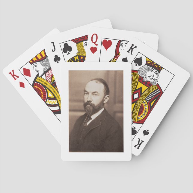 Thomas Hardy (1840-1928) (sepia photo) Playing Cards (Back)