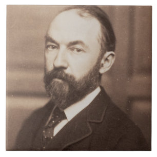 Thomas Hardy (1840-1928) (sepia photo) Tile