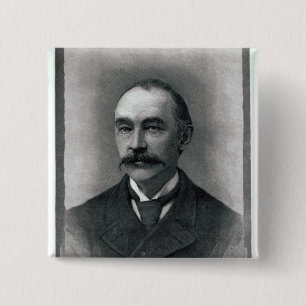 Thomas Hardy, 1892 15 Cm Square Badge