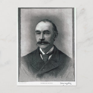 Thomas Hardy, 1892 Postcard