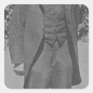 Thomas Hardy Square Sticker