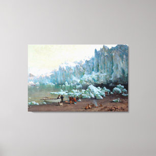 Thomas Hill's Muir Glacier, Alaska Canvas Print