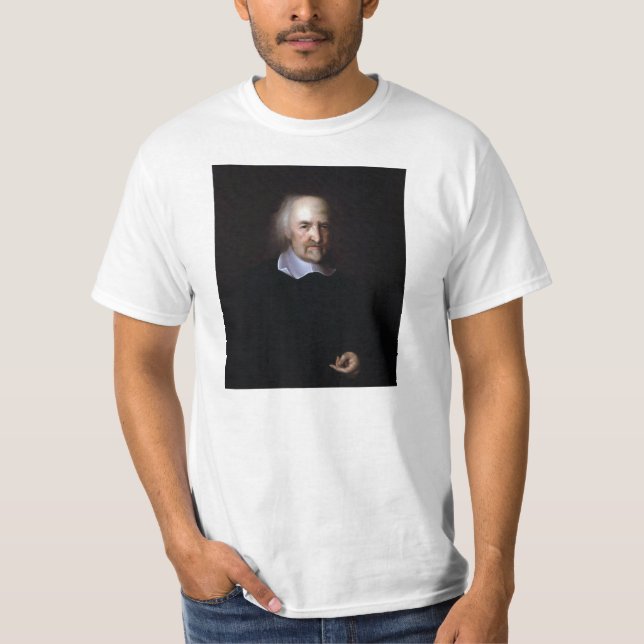 Thomas Hobbes by John Michael Wright T-Shirt (Front)