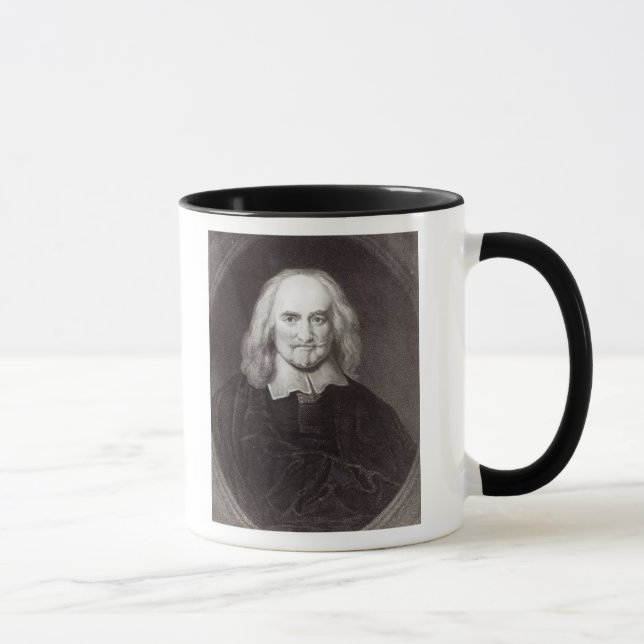Thomas Hobbes  from 'Gallery of Portraits' Mug (Right)