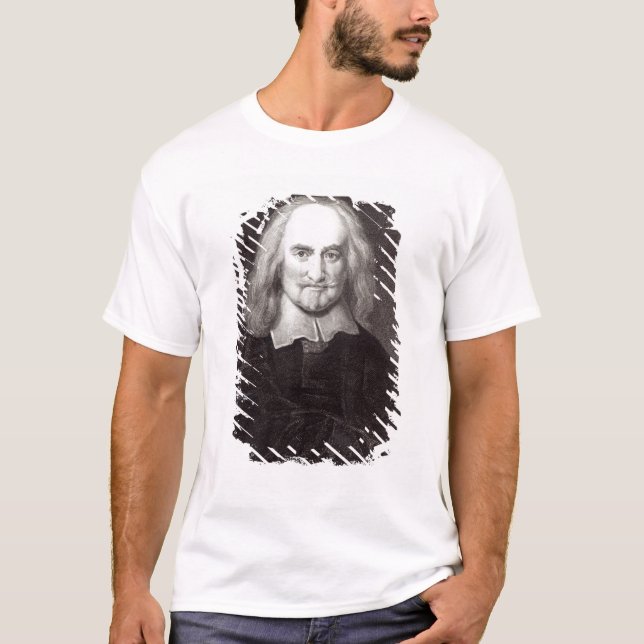 Thomas Hobbes  from 'Gallery of Portraits' T-Shirt (Front)
