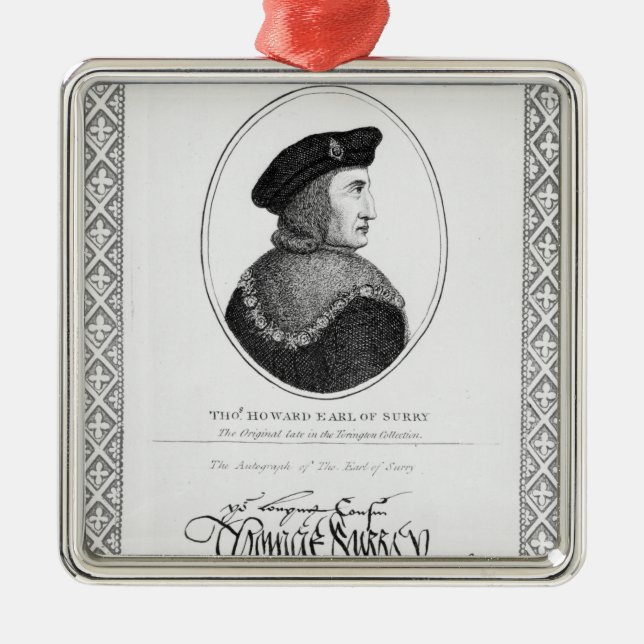Thomas Howard Metal Tree Decoration (Front)