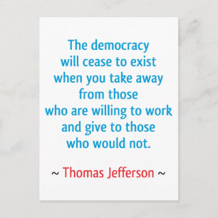 Thomas Jefferson #2 Postcard