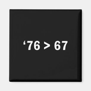Thomas Jefferson 76 67 Self-evident Minimal Math H Magnet