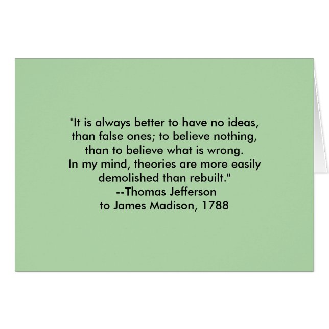 Thomas Jefferson - always better jGibney Museum (Front Horizontal)