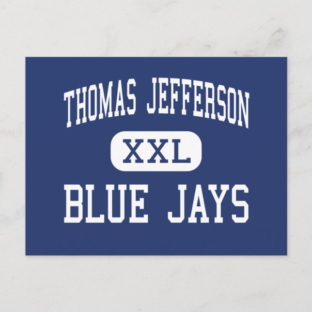 Thomas Jefferson Blue Jays Middle Eugene Postcard (Front)