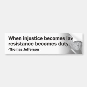 Thomas Jefferson Bumper Sticker