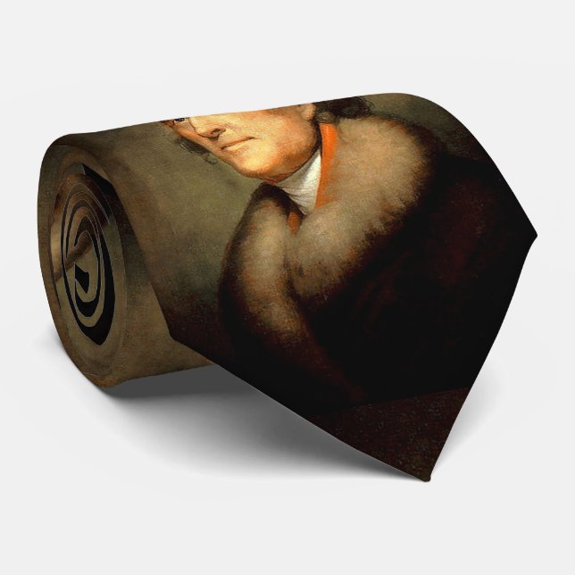 Thomas Jefferson by Rembrandt Peale - Circa 1805 Tie (Rolled)