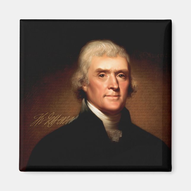 Thomas Jefferson, Founding Father Magnet (Front)