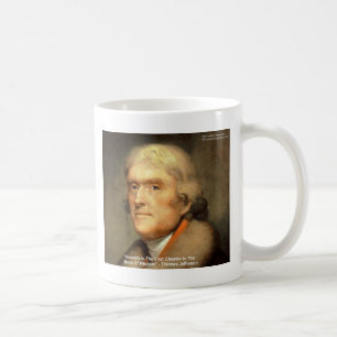 Thomas Jefferson "Honesty" Wisdom Quote Gifts Coffee Mug