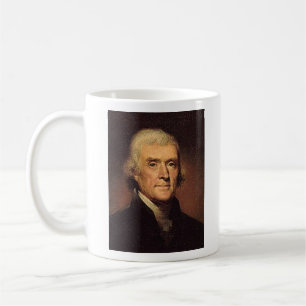 Thomas Jefferson Liberty Quote Ceramic Coffee Mug 