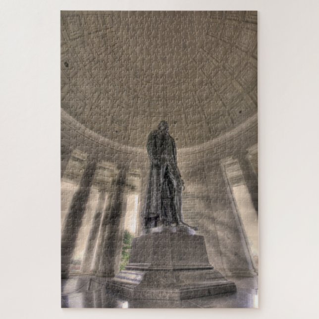 Thomas Jefferson Memorial Bronze Statue Jigsaw Puzzle (Vertical)