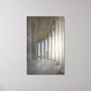 Thomas Jefferson Memorial Circular Colonnade Canvas Print