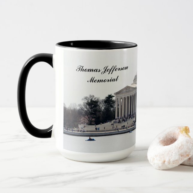 Thomas Jefferson Memorial Coffee Mug (With Donut)