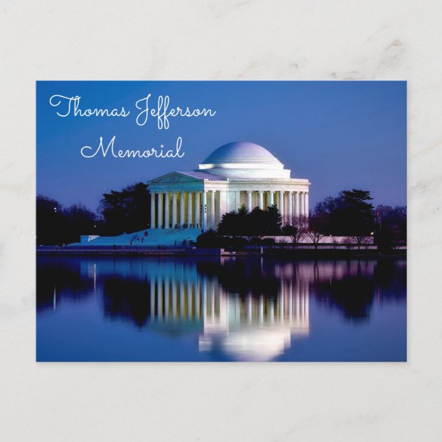 Thomas Jefferson Memorial Postcard (Front)