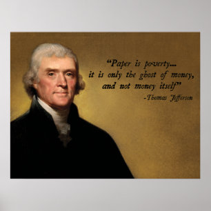 Thomas Jefferson Money Poster