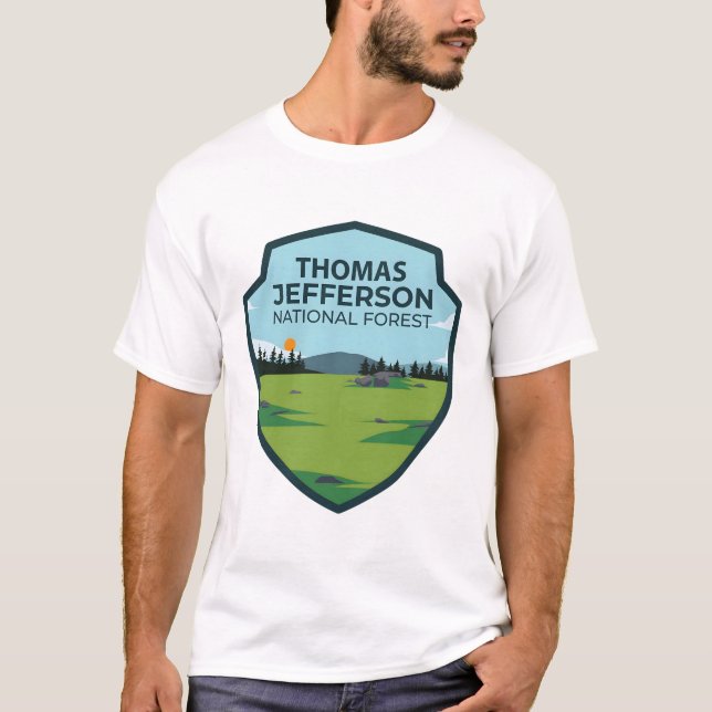 Thomas Jefferson National Forest T-Shirt (Front)
