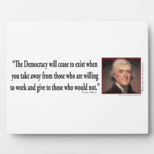 Thomas Jefferson Plaque