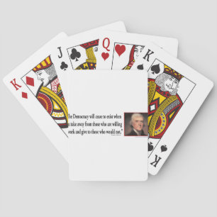 Thomas Jefferson Playing Cards