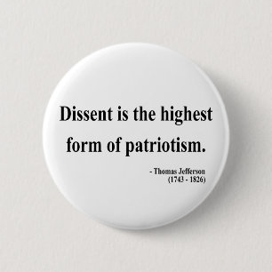 Thomas Jefferson Quote 15a 6 Cm Round Badge
