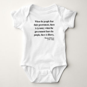 Thomas Jefferson Quote 5a Baby Bodysuit